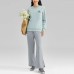 Skechers Colorful Sweatshirt Women's Pearl Blue Pearl Blue/01MZ, XL