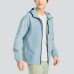 Skechers Basic Sports Series Jackets Coats Men's Mist Gray Blue Mist Gray Blue, L