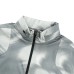 Skechers Jackets Coats Men's Gray White Ink All Over Print Gray White Ink All Over Print/03Z3, M