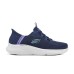 Skechers Breathable Lightweight Low-Top Casual Shoes Women's Navy Синий, 37.5