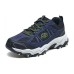 Skechers Stamina Chenglan Anti-Slip Wear-Resistant Low-Top Outdoor Shoes Men's Blue Black Blue Black, 39.5