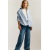 Джинсы свободного кроя с карманами ZARA Синий, 8/9 лет (года) (131 cm)