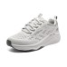 Skechers D'lux Fitness Cushioning Anti-Slip And Wear-Resistant Low-Top Casual Running Shoes Men's Gray White Серый Белый, 39.5