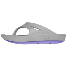Skechers ON THE GO Odor Resistant Slip Resistant Flip Flops Women's Gray Purple Серый с фиолетовым, 36
