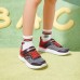 Skechers Abrasion Resistant Slip Resistant Kids Lifestyle Shoes Black Red Kids' 30