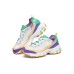Skechers D'LITES 1.0 Cushioned Slip-Resistant Abrasion-Resistant Breathable Low-Top Casual Shoes Women's Purple Green 36