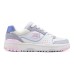 Skechers Kids Anti Slip Wear Resistant Low Top Kids' Skateboarding Shoes White Gray Pink Kids' Разноцветный, 30