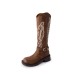 MEWGL Knee high Boots Women's Dark Brown Коричневый, 36