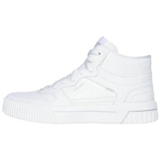 Skechers Anti-Slip Wear-Resistant High-Top Skateboard Shoes Women's White Белый, 38.5