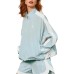Skechers Jackets Coats Women's Sky Gray Cyan Sky Gray Cyan-03PB, 2XL