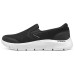 Skechers Go Walk Fle Request Slip-Resistant Low-Top Casual Shoes Men's Black White Черно-белый, 44