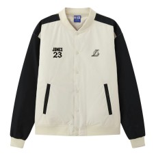 NBA Jacket Unisex Light Gray White LIGHT GRAY WHITE, 3XL