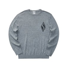 Skechers Diamond Series Sweaters Men Medium Heather Gray-004F Medium Heather Gray-004F, L