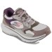 Skechers Go Run Consistent 2.0 Cushioning Wear-Resistant Low-Top Running Shoes Women's Gray Grey/Purple/Beige, 37