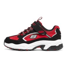 Skechers Slip-Resistant Cushioning Abrasion-Resistant Kids Lifestyle Shoes Black Red Teenagers 32