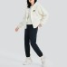 Skechers Sports Alliance Series Velvet-feel Coat Women's Marshmallow White Белый, M