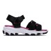 Skechers D'LITES Series Breathable Children's Sandals Black Pink Teenagers 27.5