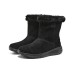 Skechers ON THE GO STELLAR Thermal Abrasion Resistant Slip Resistant Short Snow Boots Women's All Black Черный, 35