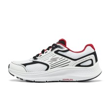 Skechers Breathable Lightweight Low-Top Casual Running Shoes Men's White Black Черно-белый, 42.5