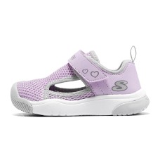 Skechers Girls Anti-Kick Children's Sandals Purple Children Aged 3-7 Years Old Фиолетовый, 23