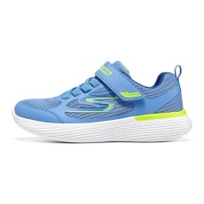 Skechers Go Run 400 Anti Slip Wear Resistant Low Top Kids' Running Shoes Blue Teenagers 27.5