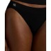 Women's Seamless Stretch Jersey Bikini Brief Underwear 4L0011 Черный, XS
