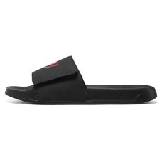 Skechers EVA Slip Resistant Abrasion Resistant Slide Slippers Men's Black Red 41
