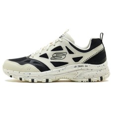 Skechers Hillcrest Cushioning, Slip Resistant, Abrasion Resistant, Balance Mid Top Outdoor Shoes Men's White Black Черно-белый, 42