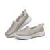 Skechers Go Walk Joy Slip On Shoes Gray/Chestnut Women's 40