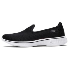 Skechers Go Walk 4 Casual Shoes Women's Low-Top Black/White 35.5