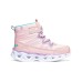 Skechers Heart Lights Anti-Kick Cushioning Kids Lifestyle Shoes Pink Multicolor Teenagers 35