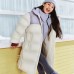 Skechers Mountain And Wild Outdoor Series Down Jacket Unisex Marshmallow White Белый, 2XL