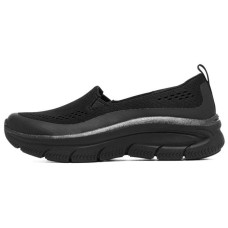 Skechers Modern Dlux Comfort Slip On Sneaker 'Black White' Women's 38