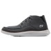 Skechers Camda Cushioning Anti-Slip And Wear-Resistant Mid-Top Casual Shoes Men's Black Gray 42