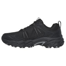 Skechers Cushioning, Slip Resistant, And Abrasion Resistant Low Top Outdoor Shoes Men's Black Черный, 43