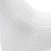 Skechers Unisex Mid-Calf Socks 3 Pack (Black+Black+White), S