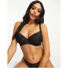 ASOS DESIGN Fuller Bust moulded t-shirt bra in black Черный, US 36 H