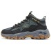 Skechers OUTDOOR MENS Anti-Slip And Wear-Resistant Breathable Mid-Top Casual Shoes Men's Black Gray Yellow Charcoal/Yellow, 42
