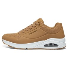 Skechers Uno Sand Dune Butterfly Anti-Slip Wear-Resistant Low-Top Skateboard Shoes Men's Tan Бежевый, 39.5