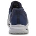 Skechers ARCH FIT ORVAN Cushioning Wear-Resistant Low-Top Running Shoes Men's Gray Blue Gray Blue, 40