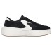 Skechers Court Classics Anti Slip Wear Resistant Low Top Skateboard Shoes Women's Black Beige black natural, 35