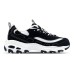 Skechers D'LITES 2.0 Cushioned Slip Resistant Abrasion Resistant Low Top Chunky Sneakers Women's Black White Черно-белый, 35