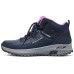 Skechers Slip Resistant Mid Top Outdoor Shoes Women's Blue Purple Синий, 39