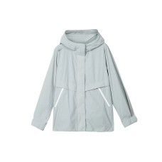 Skechers Stroll Jackets Women's Daybreak Blue Gray Daybreak Blue Gray, L