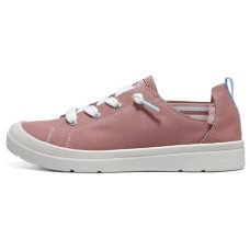 Skechers Bob's Slip Resistant, Abrasion Resistant, Breathable Low Top Canvas Shoes Women's Rose Red 35