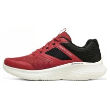 Skechers Skech-Lite Pro Anti-Slip Wear-Resistant Low-Top Running Shoes Men's Black Red 42.5
