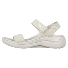 Skechers Go Walk 5 Arch Fit Polished Sandals 'White' Women's 40