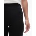 Topshop Petite full length heavy weight legging in black Черный, L - US 12