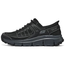 Skechers Summits Hands Free Slip-Ins Cushioning Wear-Resistant Low-Top Outdoor Shoes Men's Black Черный, 40