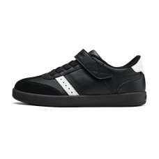 Skechers Slip-Resistant Breathable Low-Top Kids' Skateboarding Shoes Black White Teenagers Черно-белый, 28.5